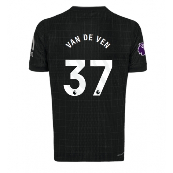 Billige Fotballdrakt Tottenham Hotspur Micky van de Ven #37 Replika Bortedrakt 2025-26 Kortermet